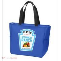 Seemingly Ranch Sauce Dressing Halloween Costume Matching Tote Bag thumb 3