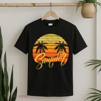 Summer Retro Sunset Tropical T-Shirt thumb 2