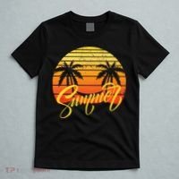 Summer Retro Sunset Tropical T-Shirt thumb 5