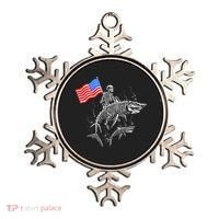 Skeleton Ride Shark 4th Of July Ornament thumb 0