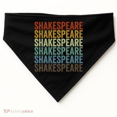 Shakespeare Retro USA-Made Doggie Bandana