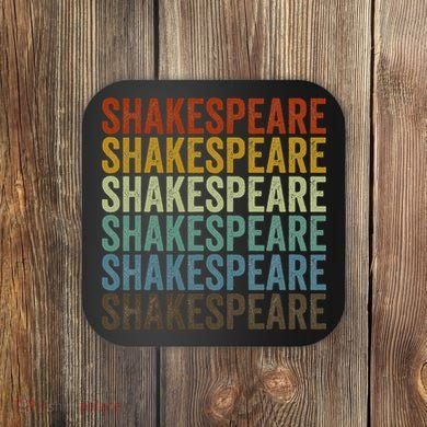 Shakespeare Retro Coaster