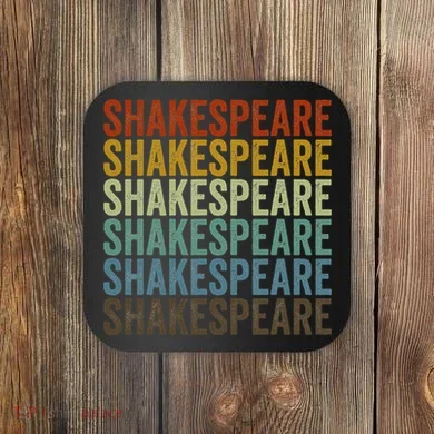 Shakespeare Retro Coaster