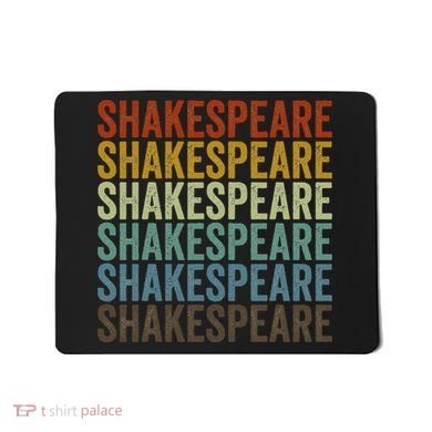 Shakespeare Retro Mousepad
