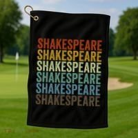 Shakespeare Retro Golf Towel thumb 1