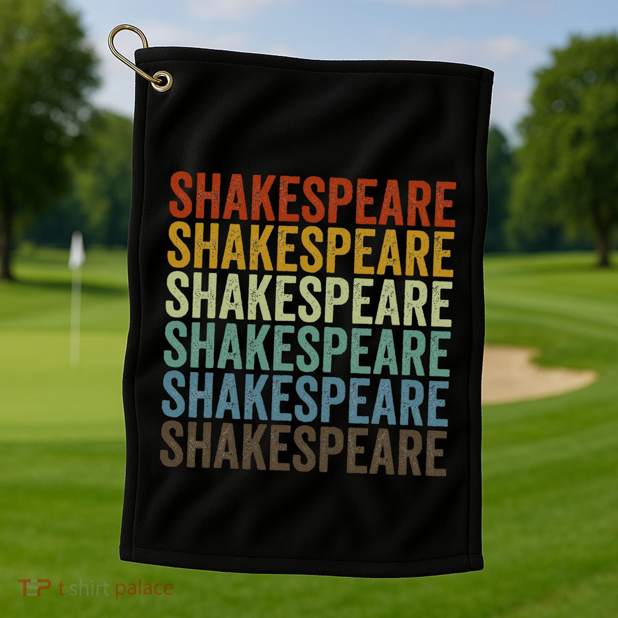 Shakespeare Retro Golf Towel