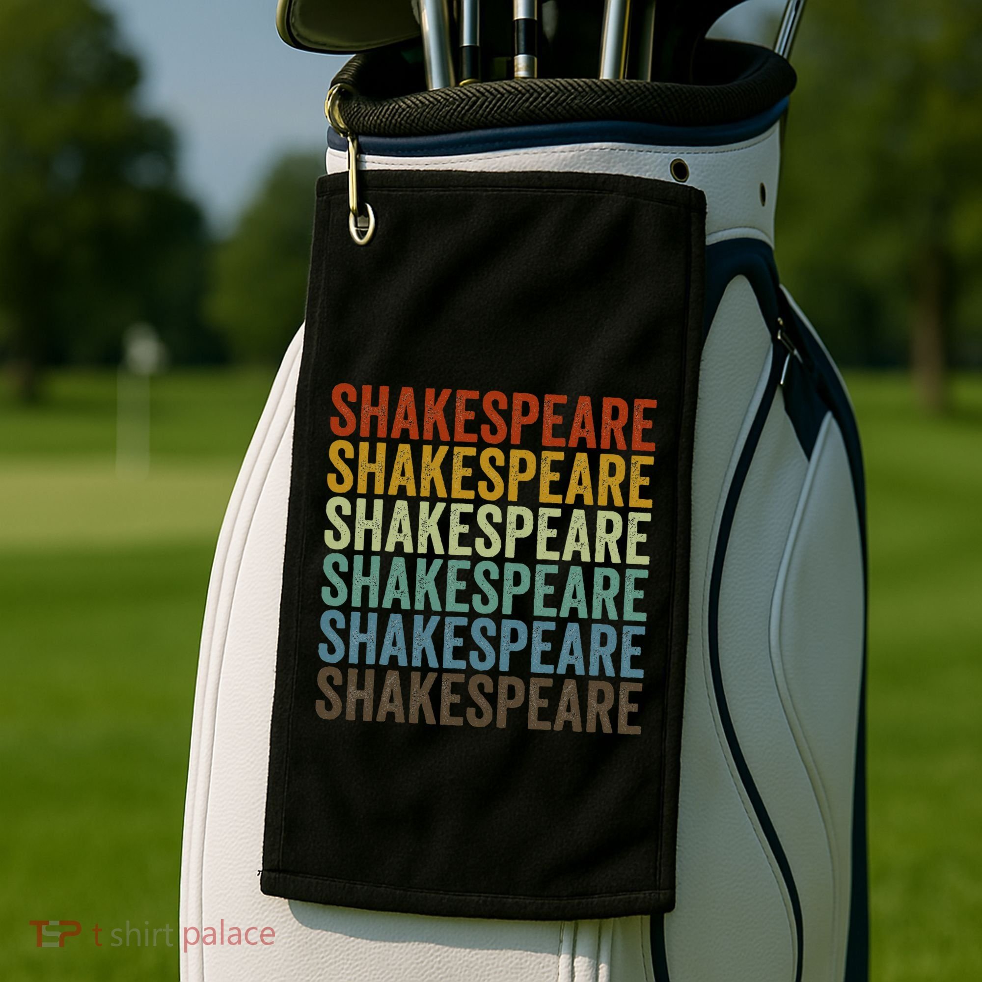 Shakespeare Retro Golf Towel