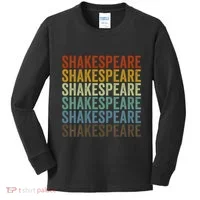 Shakespeare Retro Kids Long Sleeve Shirt thumb 0
