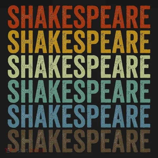 Shakespeare Retro Kids Long Sleeve Shirt