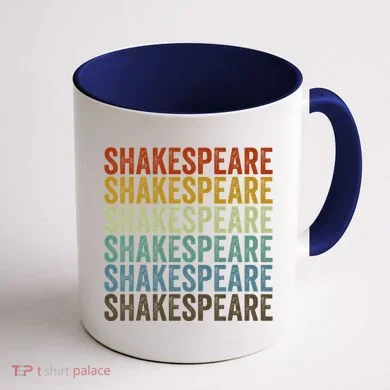 Shakespeare Retro Coffee Mug back