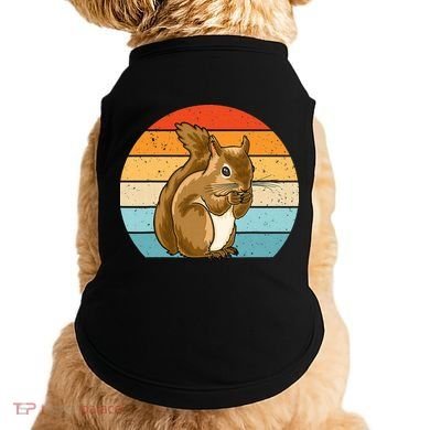 Squirrel Retro Squirrel Squirrel Lover Doggie Tank