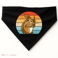 Squirrel Retro Squirrel Squirrel Lover USA-Made Doggie Bandana thumb 0