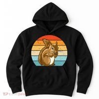 Squirrel Retro Squirrel Squirrel Lover Hoodie thumb 0