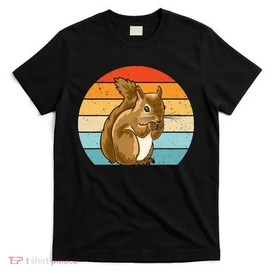 Squirrel Retro Squirrel Squirrel Lover T-Shirt