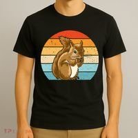 Squirrel Retro Squirrel Squirrel Lover T-Shirt thumb 3