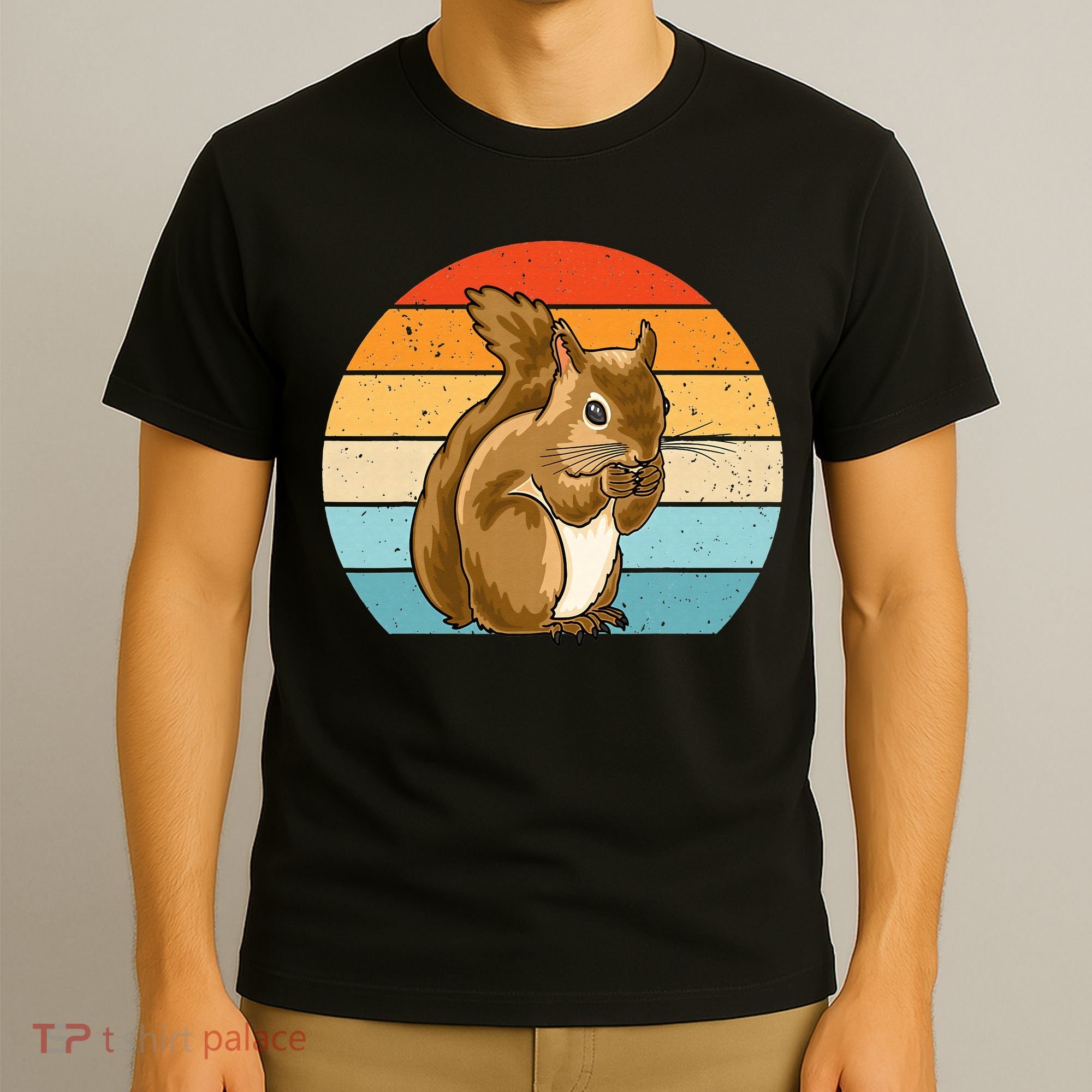 Squirrel Retro Squirrel Squirrel Lover T-Shirt
