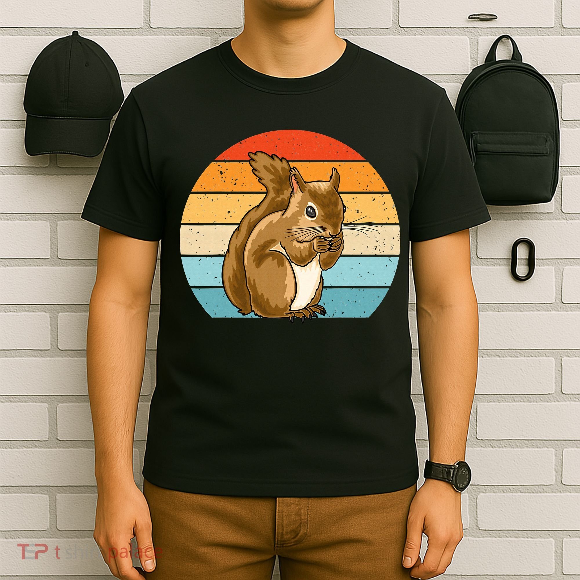 Squirrel Retro Squirrel Squirrel Lover T-Shirt