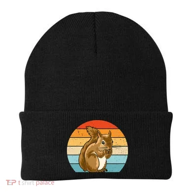 Squirrel Retro Squirrel Squirrel Lover Beanie