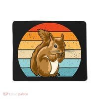 Squirrel Retro Squirrel Squirrel Lover Mousepad thumb 0