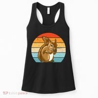 Squirrel Retro Squirrel Squirrel Lover Women's Tank Top thumb 0