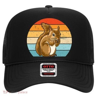 Squirrel Retro Squirrel Squirrel Lover Hat