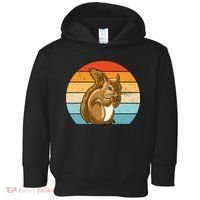 Squirrel Retro Squirrel Squirrel Lover Toddler Hoodie thumb 0