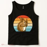 Squirrel Retro Squirrel Squirrel Lover Tank Top thumb 2