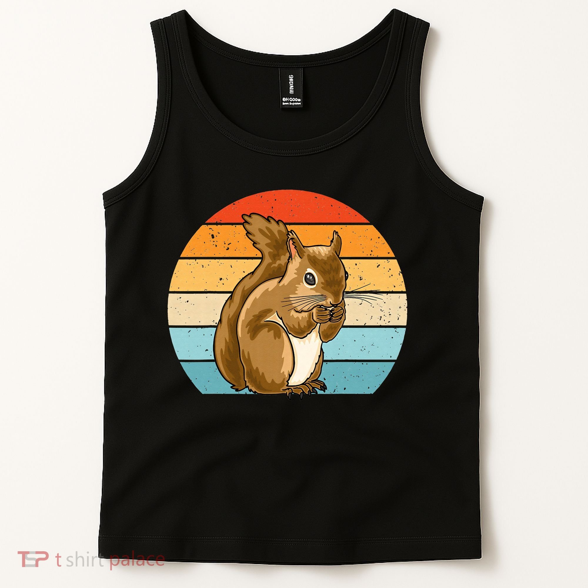 Squirrel Retro Squirrel Squirrel Lover Tank Top