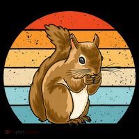 Squirrel Retro Squirrel Squirrel Lover Tank Top thumb 6