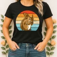 Squirrel Retro Squirrel Squirrel Lover Women's T-Shirt thumb 2