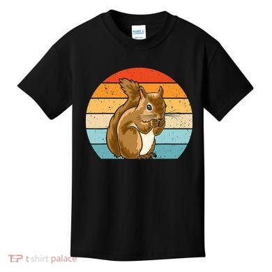 Squirrel Retro Squirrel Squirrel Lover Kids T-Shirt