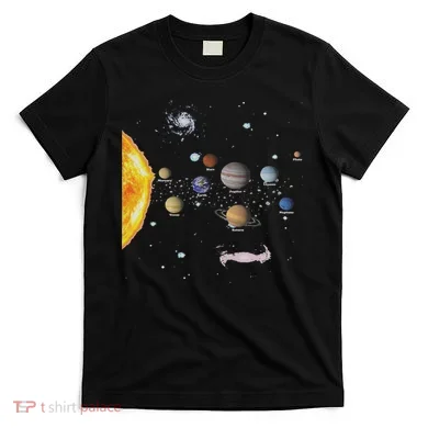 Stem Realistic Space Solar System T-Shirt