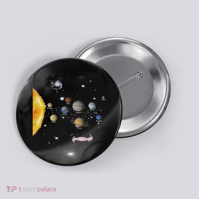 Stem Realistic Space Solar System Button