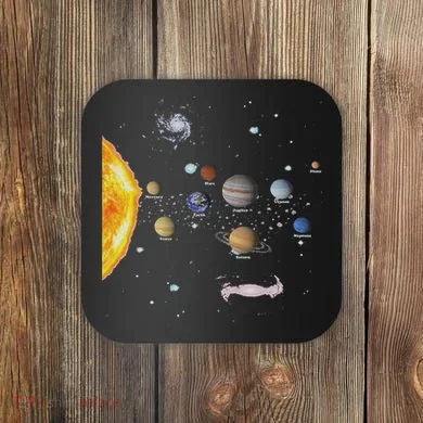 Stem Realistic Space Solar System Coaster