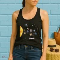 Stem Realistic Space Solar System Women's Tank Top thumb 2