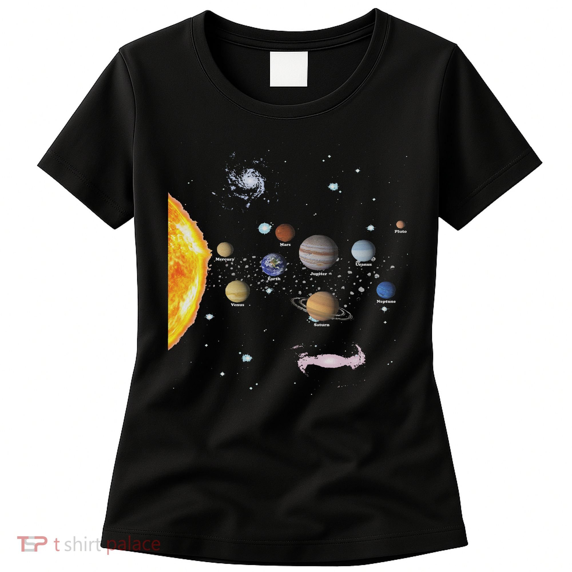 Stem Realistic Space Solar System Women's T-Shirt
