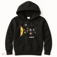 Stem Realistic Space Solar System Kids Hoodie thumb 0