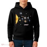 Stem Realistic Space Solar System Kids Hoodie thumb 4