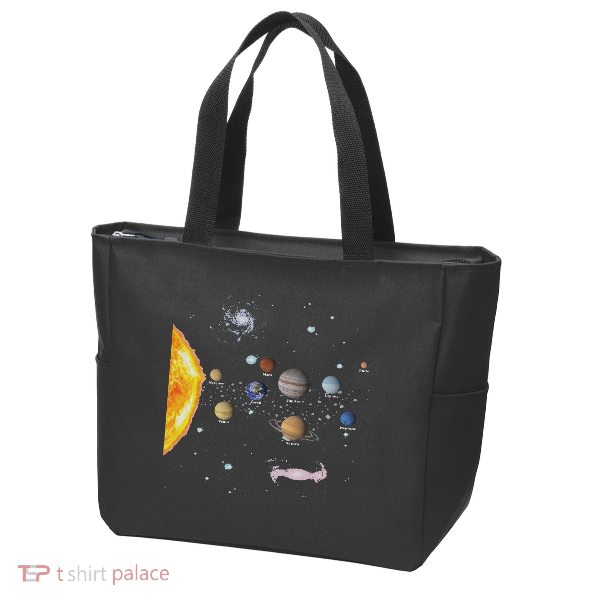 Stem Realistic Space Solar System Tote Bag