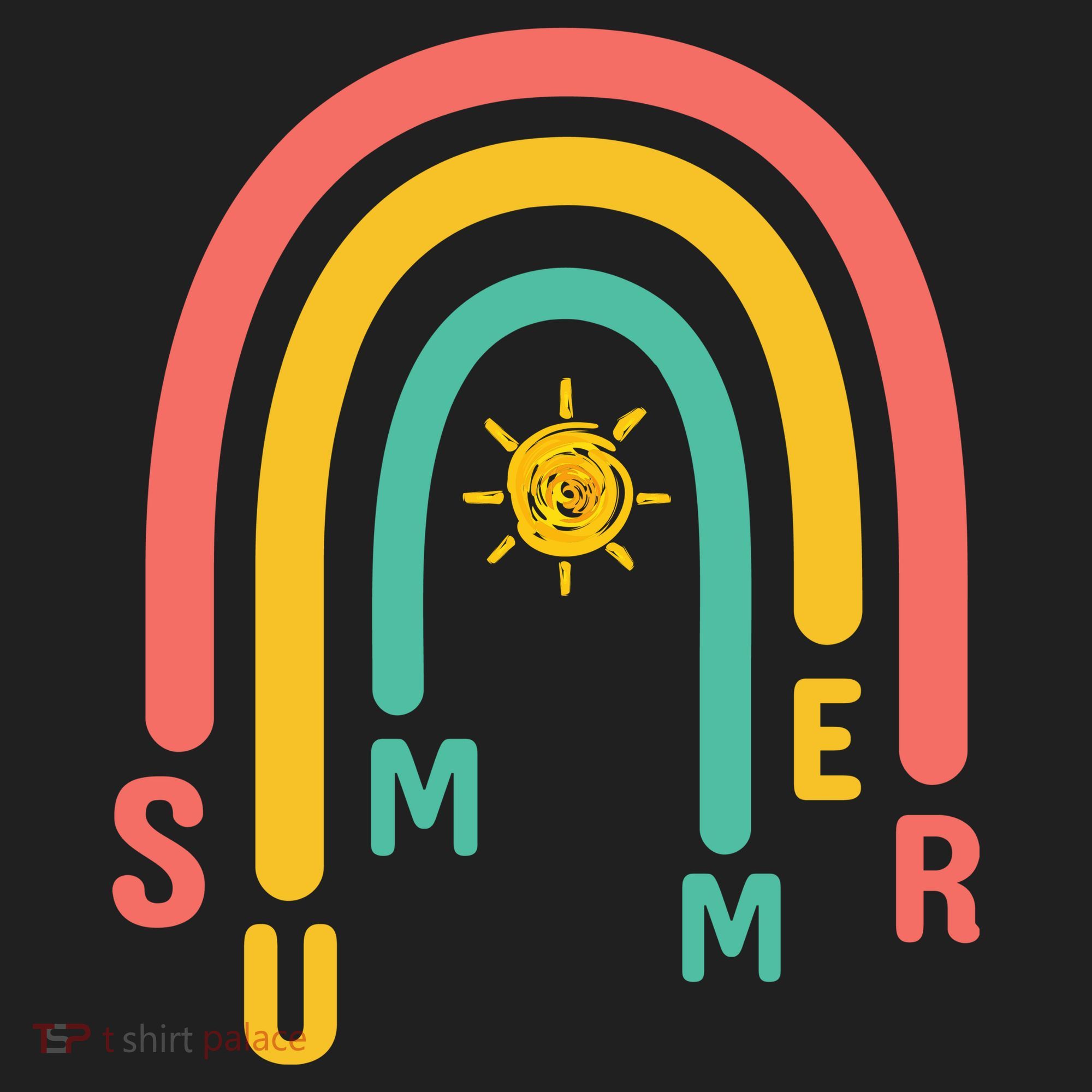 Summer Rainbow Sunshine Cute Tumbler