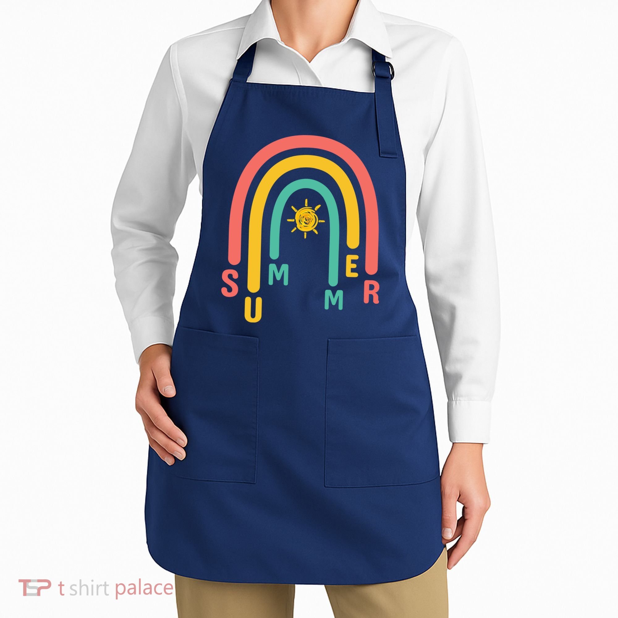 Summer Rainbow Sunshine Cute Apron
