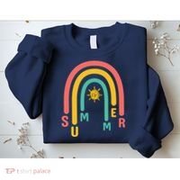 Summer Rainbow Sunshine Cute Sweatshirt thumb 2
