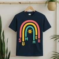 Summer Rainbow Sunshine Cute T-Shirt thumb 2