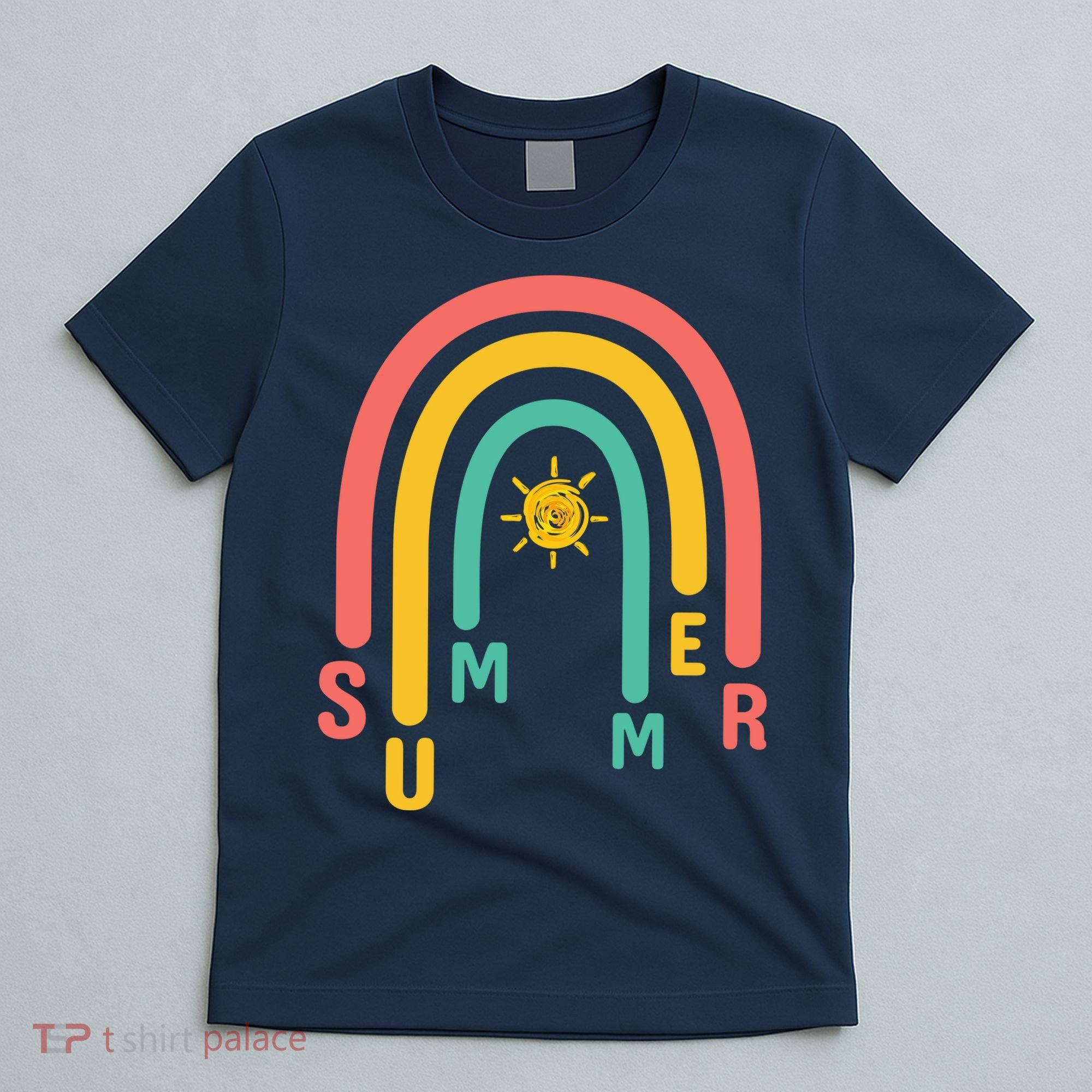 Summer Rainbow Sunshine Cute T-Shirt