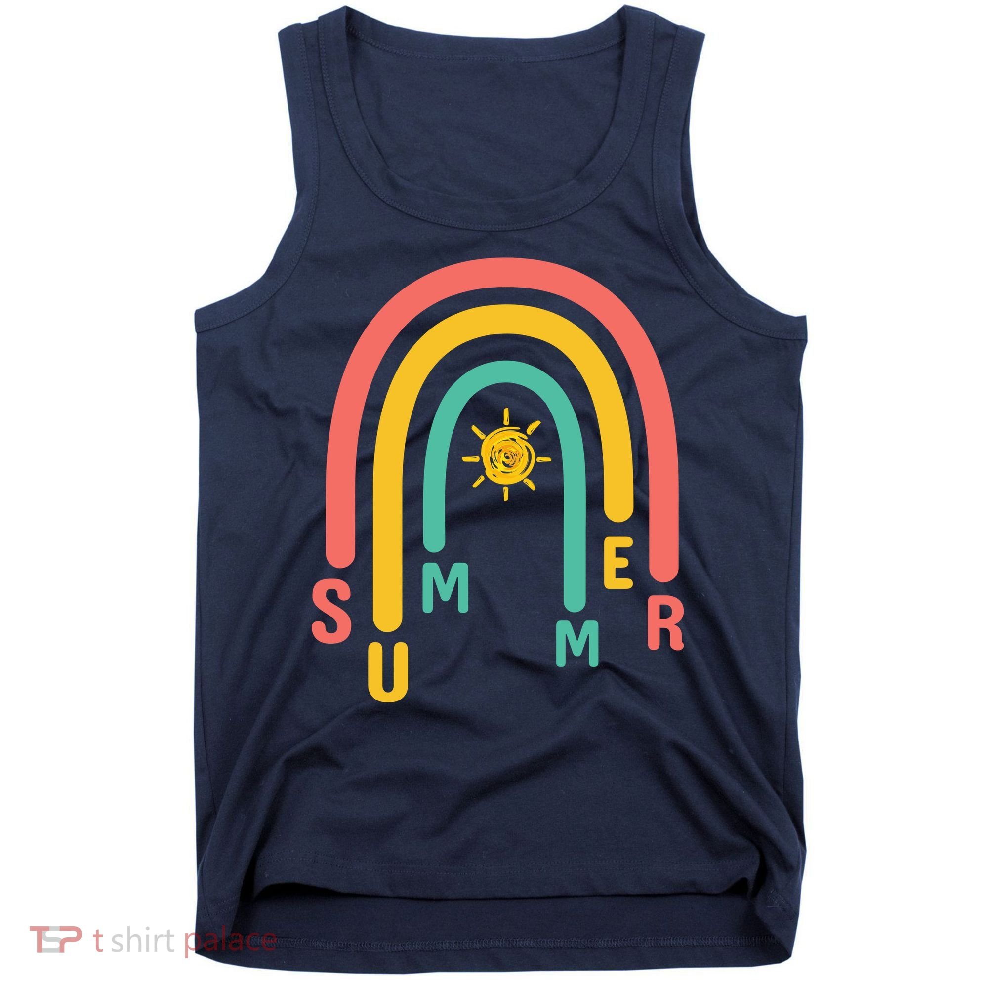 Summer Rainbow Sunshine Cute Tank Top
