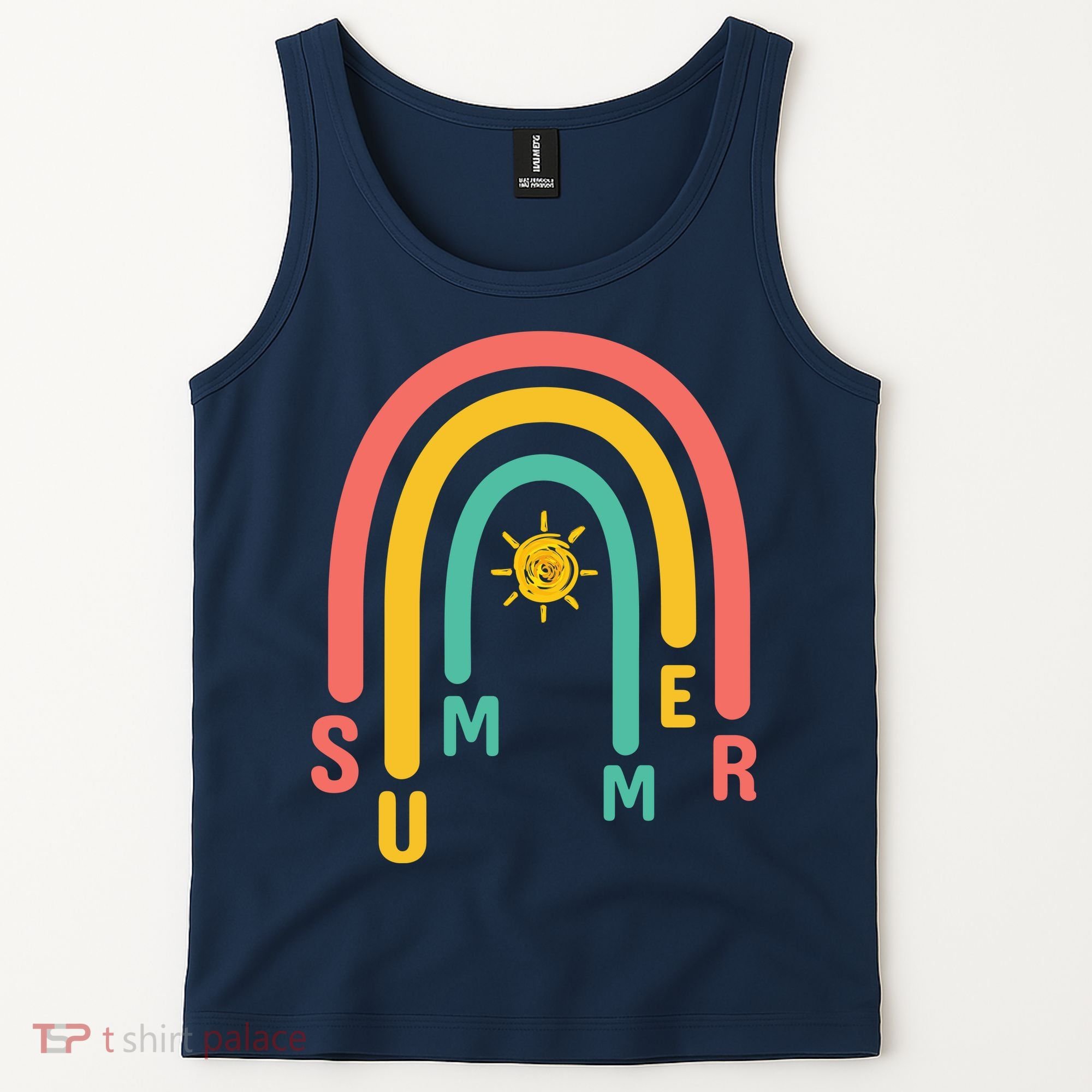 Summer Rainbow Sunshine Cute Tank Top