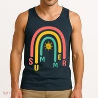 Summer Rainbow Sunshine Cute Tank Top thumb 3