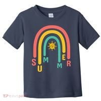 Summer Rainbow Sunshine Cute Toddler T-Shirt thumb 0