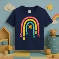 Summer Rainbow Sunshine Cute Toddler T-Shirt thumb 3