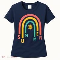 Summer Rainbow Sunshine Cute Women's T-Shirt thumb 0